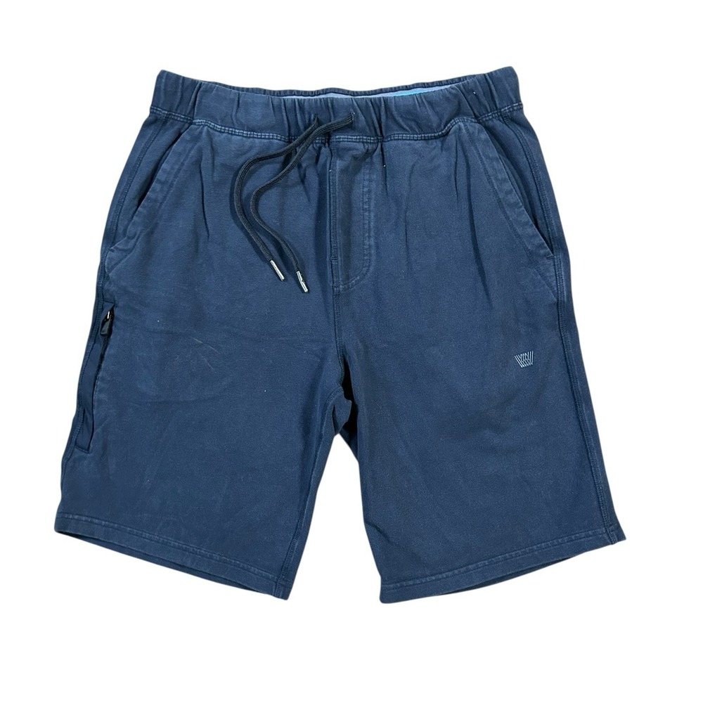 Mack Weldon Shorts Mens Small Blue ACE Sweatshorts Gym Athletic‎ Drawstring